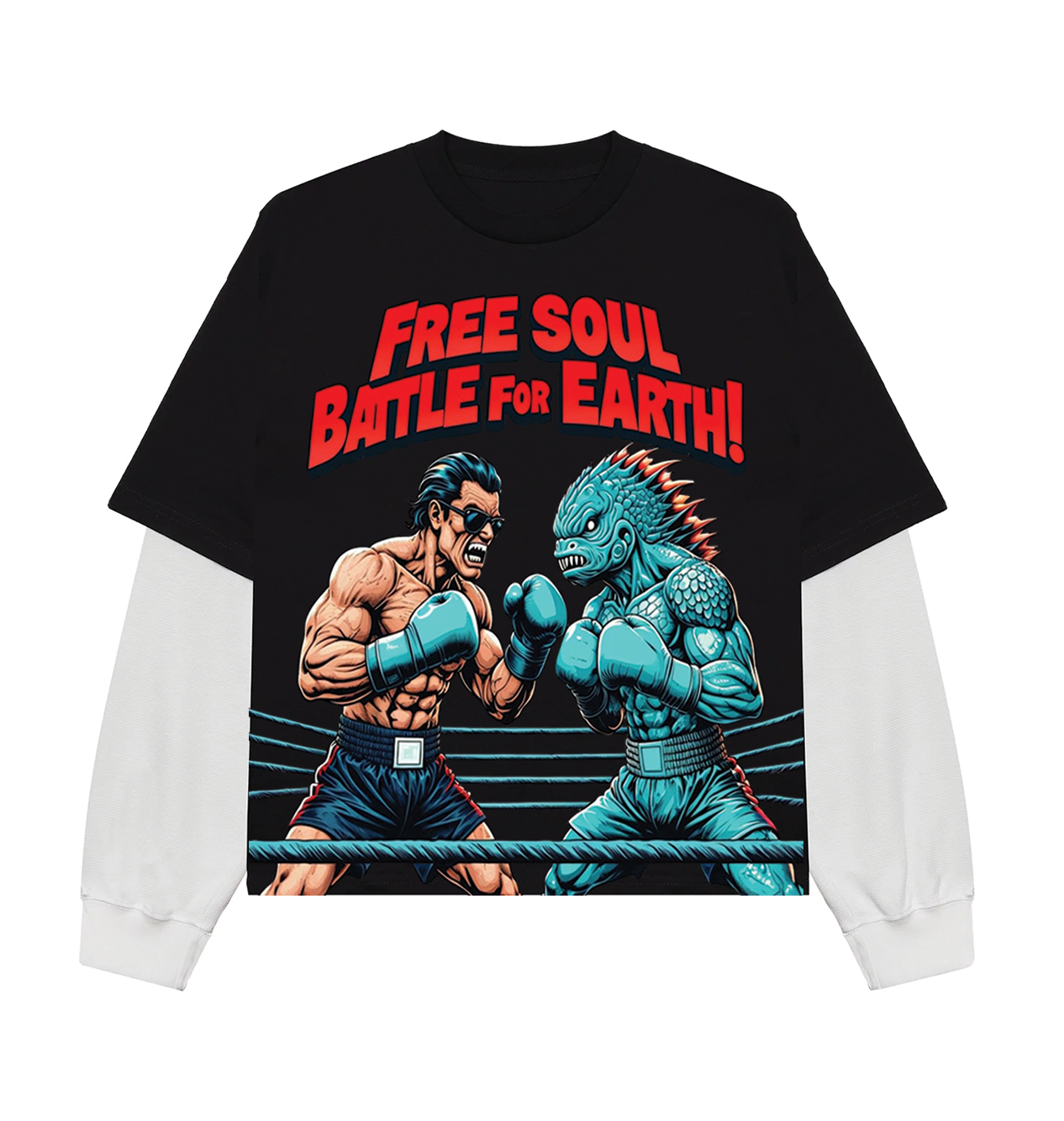 Battle For Earth Thermal Longsleeve T-Shirt